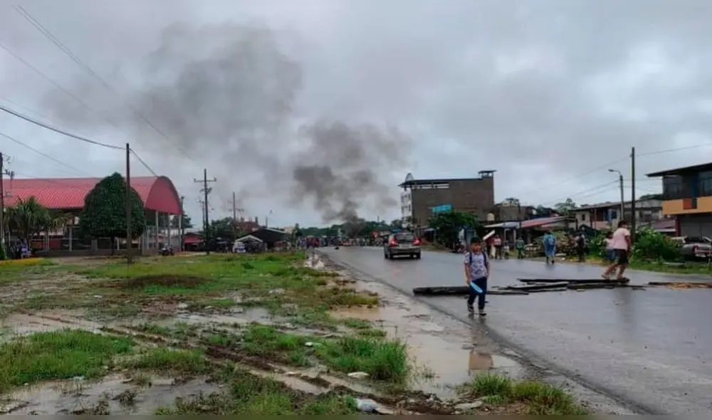Ciudadanos exigen salida de Dina Boluarte. Foto: Tiempo Real / Madre de Dios