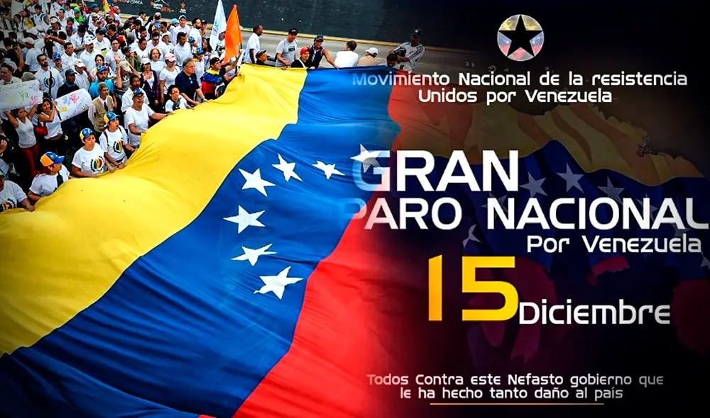 El paro nacional está programado para el 15 de diciembre. Foto: composición GLR/Twitter/Versión Final El paro nacional está programado para el 15 de diciembre. Foto: composición GLR/Twitter/Versión Final