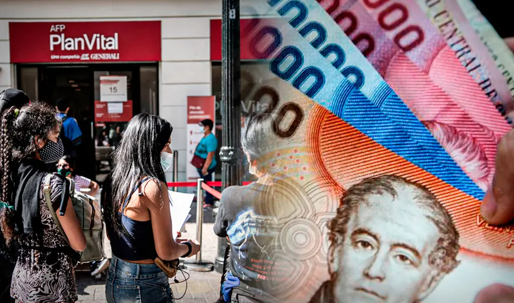 La propuesta del autopréstamo forma parte del proyecto de reforma previsional de pensiones en Chile. Foto: composición de Jazmín Ceras / La República / AFP / DF