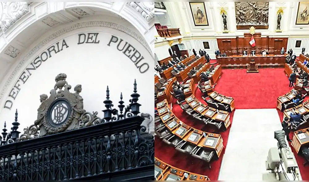 Defensoría pide al Congreso agendar el proyecto de adelanto de elecciones. Foto: composición LR/ Andina/ Congreso