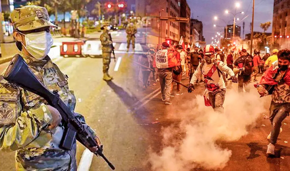El gobierno de Dina Boluarte anunció ampliación de toque de queda. Foto: composición LR/EFE/Infobae
