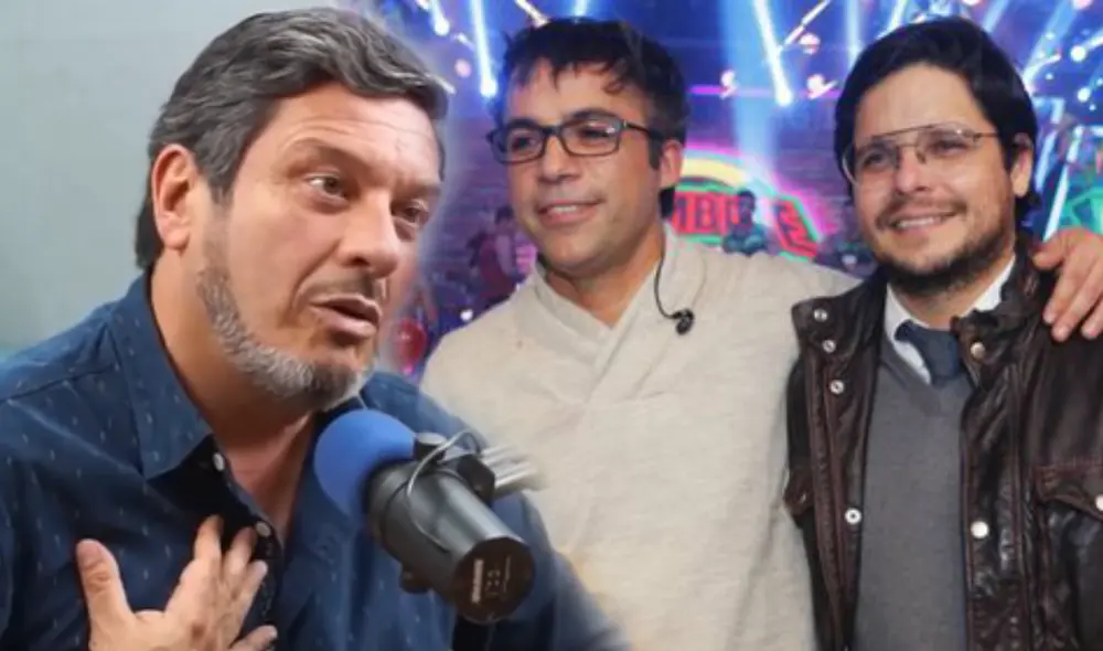 Lucho Cáceres solía tener una buena relación con Renzo Schuller y Gian Piero Díaz. Foto: composición LR/captura de YouTube/difusión