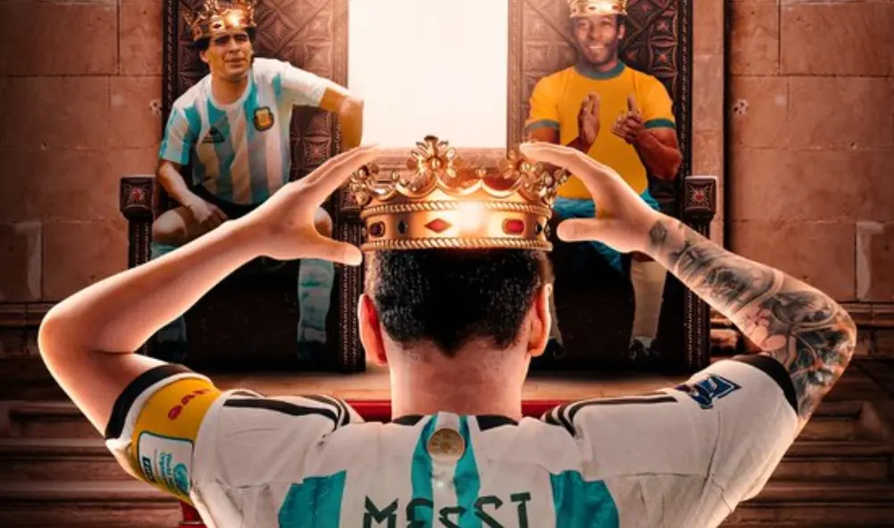 Argentina campeona del mundo. Foto: Twitter Argentina campeona del mundo. Foto: Twitter