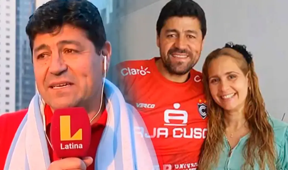 'Checho' Ibarra llora al hablar con su esposa. Foto: captura/Latina