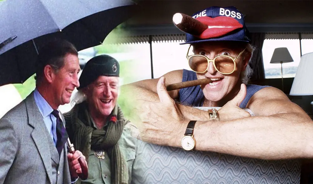 Jimmy Saville frecuentaba a personalidades como el entonces príncipe Carlos. Foto: composición LR/@sergiofloramx/Twitter/Dail Star