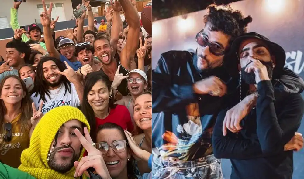 Bad Bunny y Arcángel lanzarán nuevo videoclip de "La jumpa". Foto: composición LR/ captura de Twitter