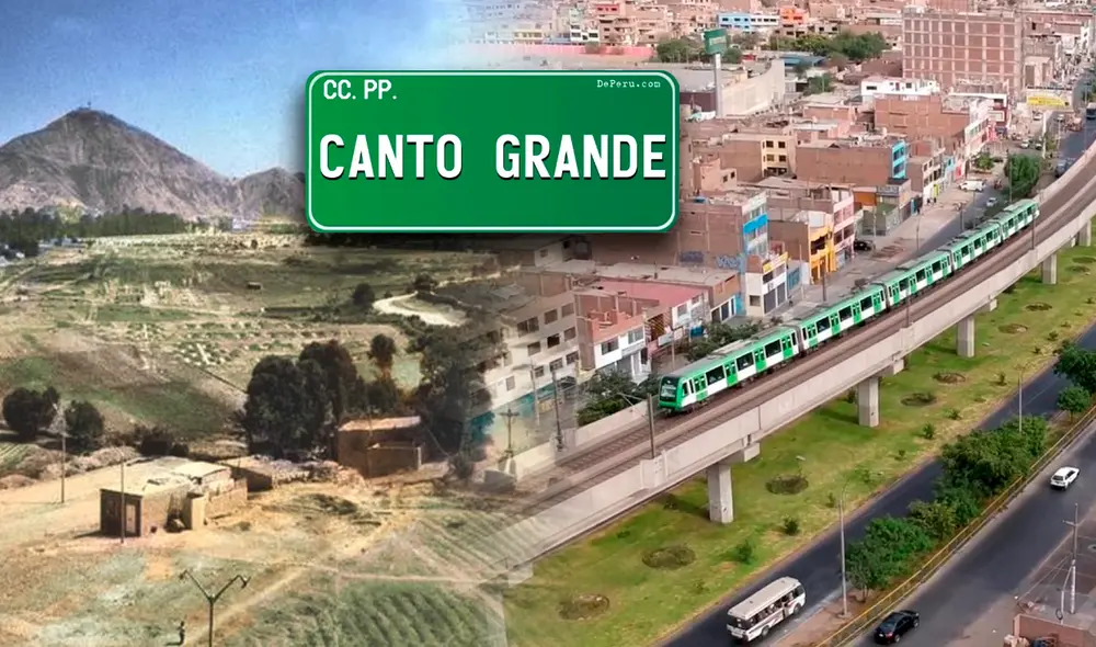 La urbanización Canto Grande fue creado por Fernando Wiesse y su hermano a inicios de 1970. Foto: composición LR/Lima la única/Mapas del Perú/Andina