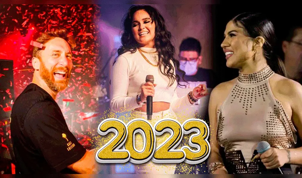 Brunella Torpoco, David Guetta o Daniela Darcourt. Elige a tu artista favorito para cerrar el 2022. Foto: composición Diana Dávila/Instagram