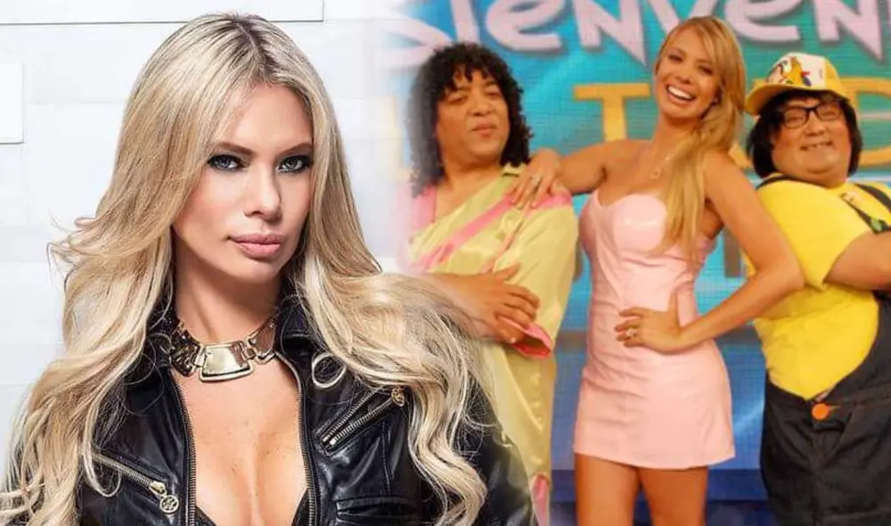 Laura Huarcayo es una de las figuras más altas de la TV peruana. Foto: composición/Laura Huarcayo/Instagram/captura Latina