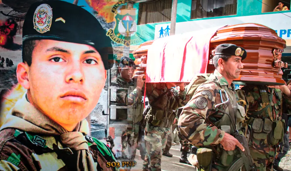 César Vilca murió al participar en la Operación Libertad en el Vraem. Foto: composición LR/La República