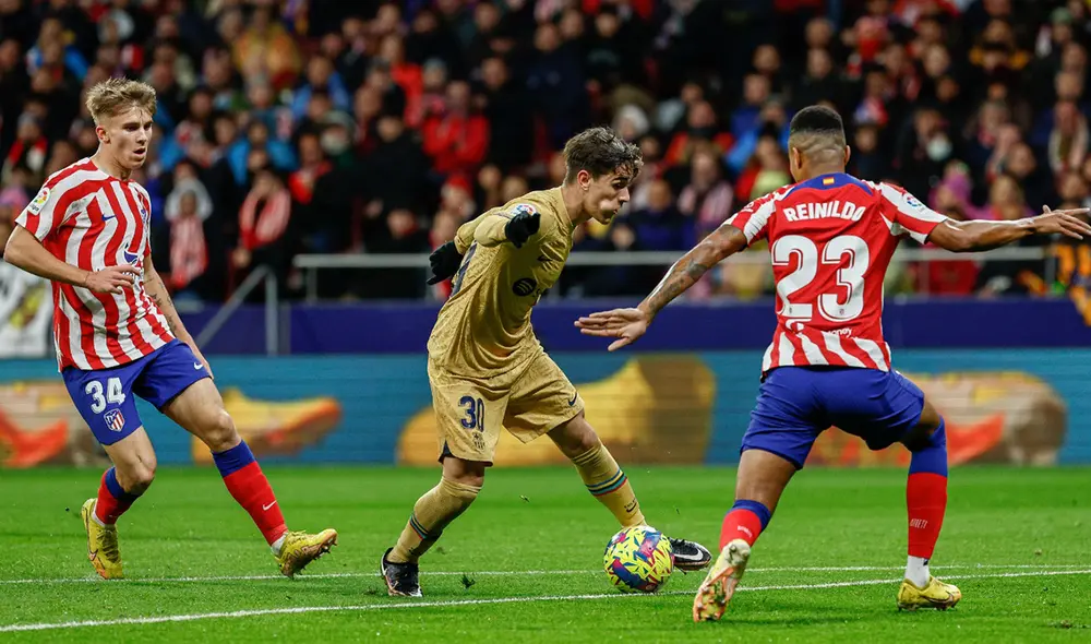 El último Atlético de Madrid vs. Barcelona fue triunfo de los culés por 4-2. Foto: EFE El último Atlético de Madrid vs. Barcelona fue triunfo de los culés por 4-2. Foto: EFE