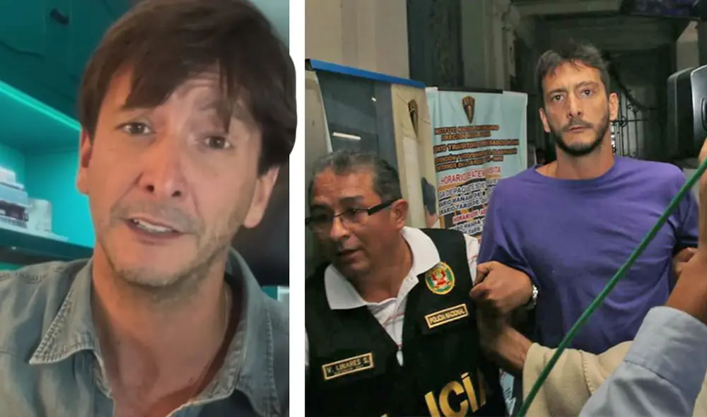 Edu Saettone fue capturado por la Policía en 2018. Foto: composición LR/Edu Saettone/Instagram/Andina