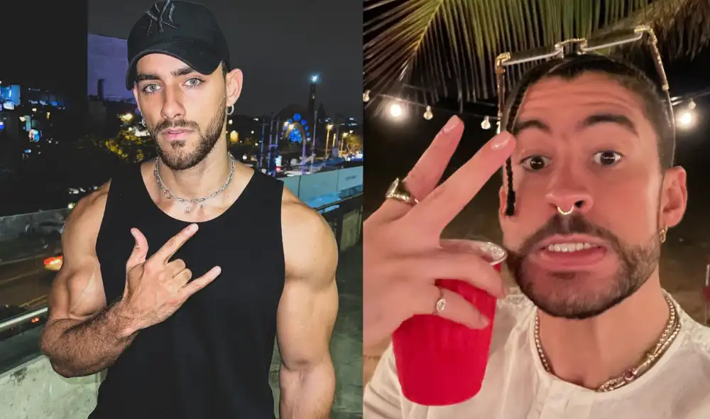 Austin Palao se mantiene al margen de la polémica de Bad Bunny. Foto: composición LR/Instagram