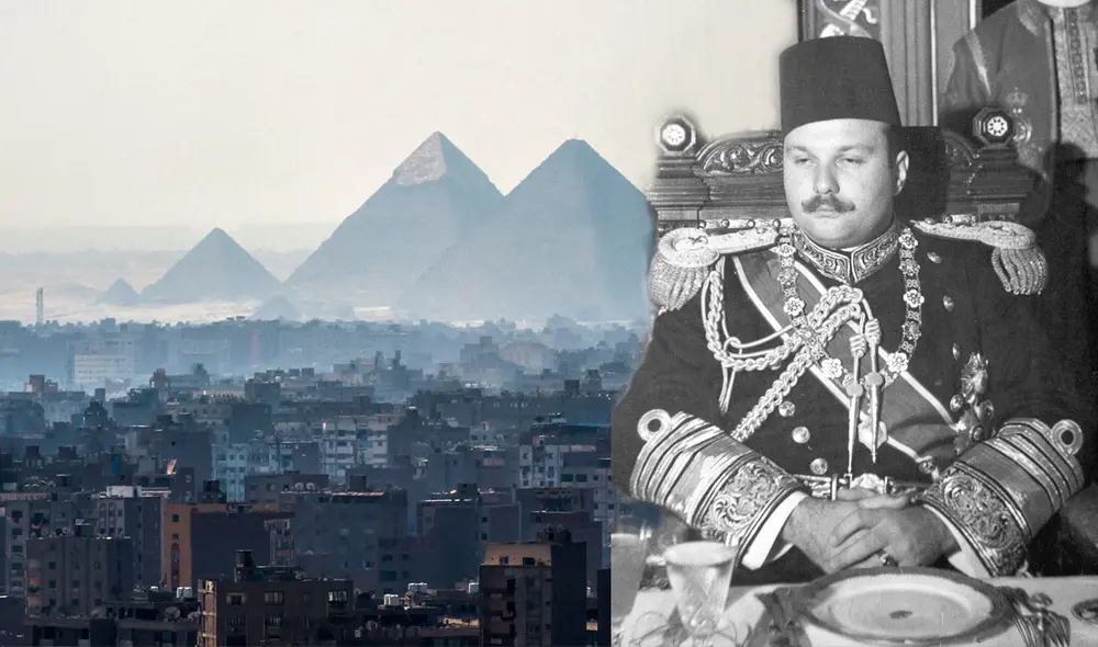 Faruk I gobernó Egipto entre 1936 y 1952. Foto: composición LR / AFP Faruk I gobernó Egipto entre 1936 y 1952. Foto: composición LR / AFP