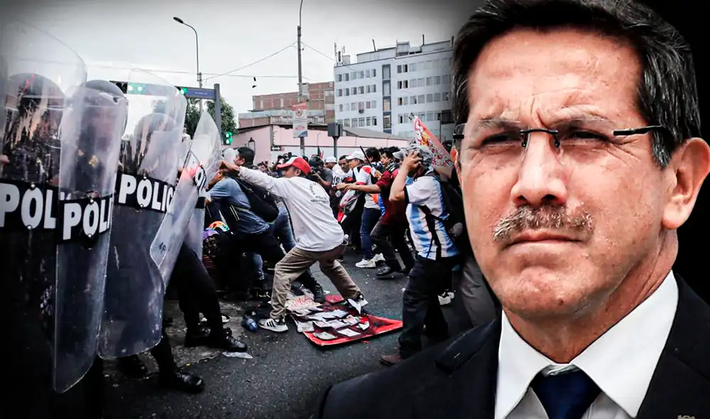 Jorge Chávez se pronunció sobre la 'Tercera toma de Lima'. Foto: composición LR - Video: RPP Noticias