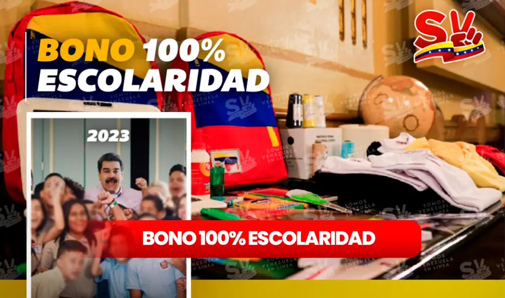 El Bono 100% Escolaridad es entregado por el Gobierno de Nicolás Maduro. Foto: composición LR/Twitter @MSVEnLinea El Bono 100% Escolaridad es entregado por el Gobierno de Nicolás Maduro. Foto: composición LR/Twitter @MSVEnLinea