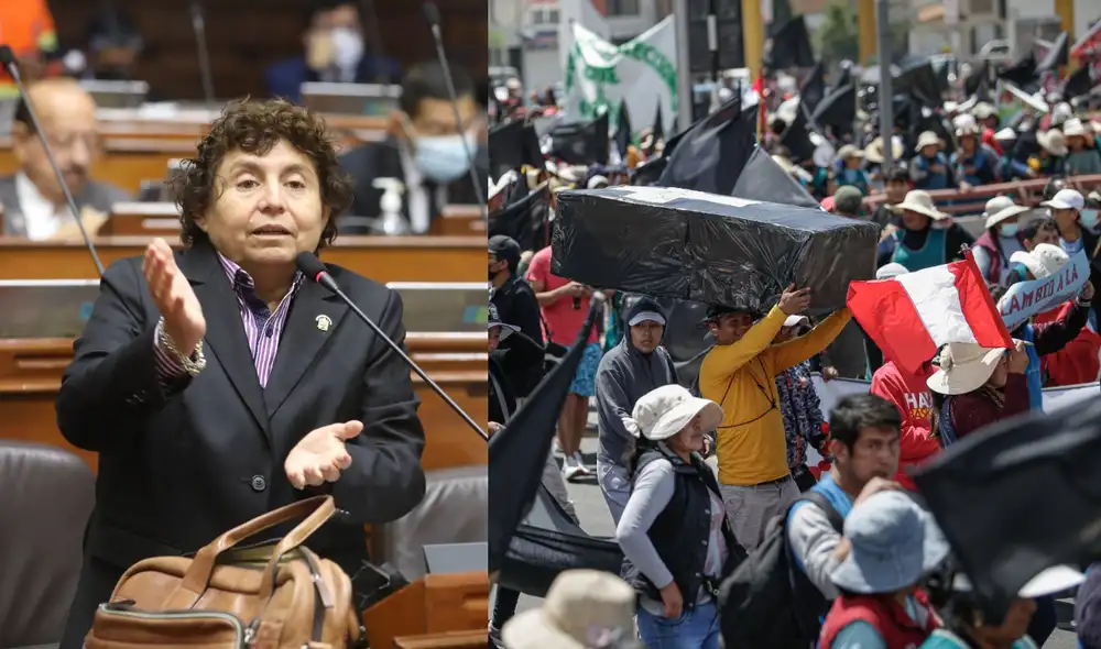 La parlamentaria revela que su propuesta busca salir de la crisis política. Foto: composición LR- Rodrigo Talavera La parlamentaria revela que su propuesta busca salir de la crisis política. Foto: composición LR- Rodrigo Talavera