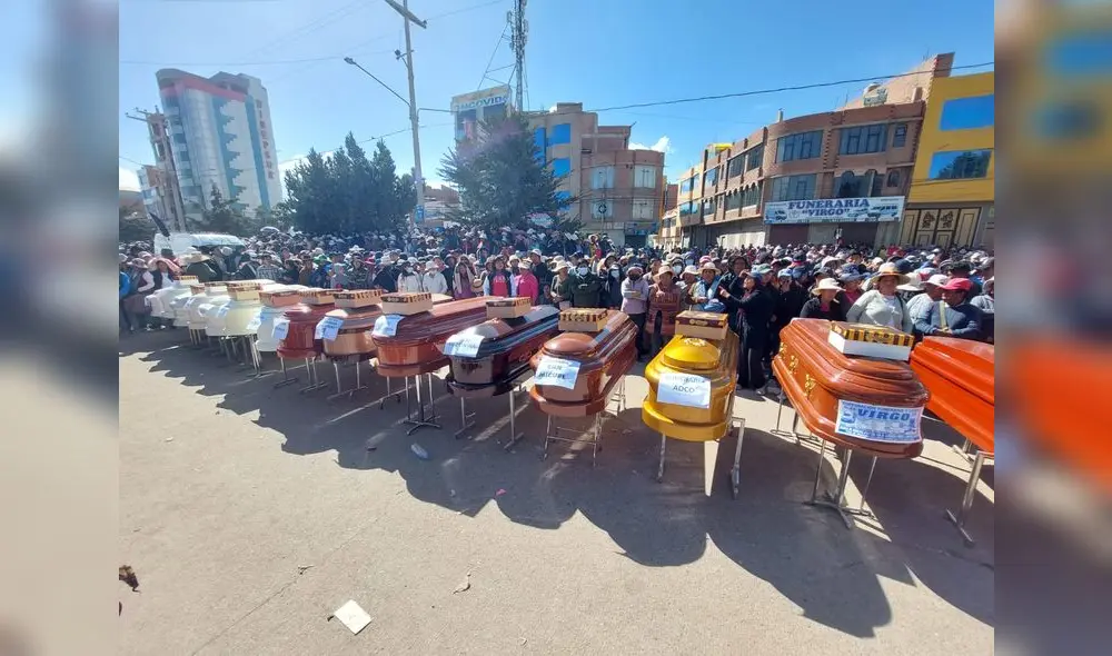 Un total de 18 fallecidos y decenas de heridos dejó protestas del 9 de enero en Juliaca. Foto: Liubomir Fernández /URPI LR Un total de 18 fallecidos y decenas de heridos dejó protestas del 9 de enero en Juliaca. Foto: Liubomir Fernández /URPI LR