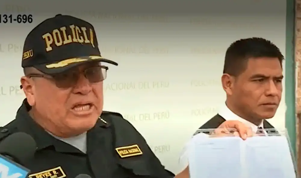 Los delincuentes cayeron tras estafar a una distribuidora de pinturas. Foto: captura de América TV Los delincuentes cayeron tras estafar a una distribuidora de pinturas. Foto: captura de América TV