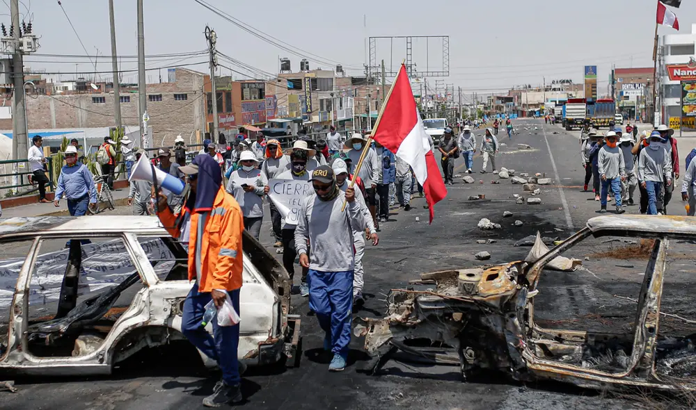 Bloqueo de carreteras: ¿qué vías están cerradas en el Perú por el paro nacional hoy, 22 de enero? Foto: Rodrigo Talavera / La República