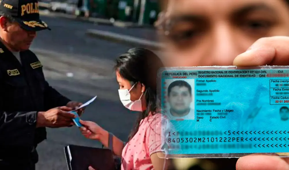 Conoce cuál es el protocolo que debe seguir la Policía Nacional del Perú al momento de pedir el DNI de un ciudadano. Foto: composición LR/Andina