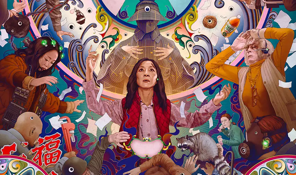 "Everything everywhere all at once" es la película más nominada de los Oscar 2023. Foto: composición LR / A24