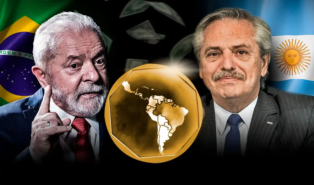 “Sur” sería el nombre de la moneda entre Brasil y Argentina. Foto: composición LR/Fabrizio Oviedo/AFP/EFE “Sur” sería el nombre de la moneda entre Brasil y Argentina. Foto: composición LR/Fabrizio Oviedo/AFP/EFE