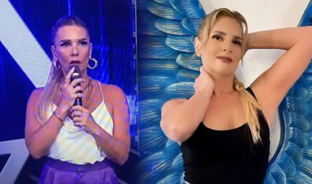 Johanna San Miguel saca cara por competidores chiclayanos en "EEG". Foto: Composición LR/ América TV/ Instagram / Video: Esto es guerra