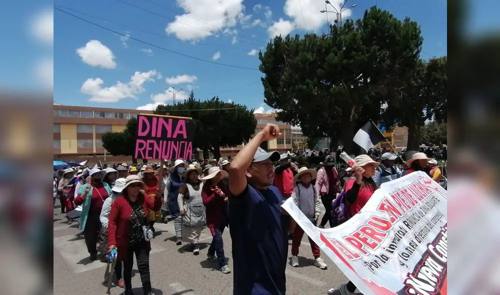 Protestas se acatan de manera indefinida en Puno. Foto: Kleber Sánchez/GLR