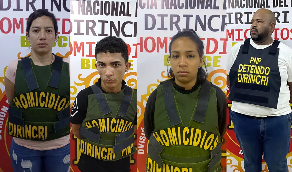 En total detuvieron a 8 personas entre mujeres y varones. Foto: PNP