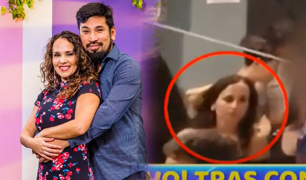 Magaly Medina muestra imágenes de Érika Villalobos y Aldo Miyashiro en Argentina. Foto: composición LR/difusión /ATV