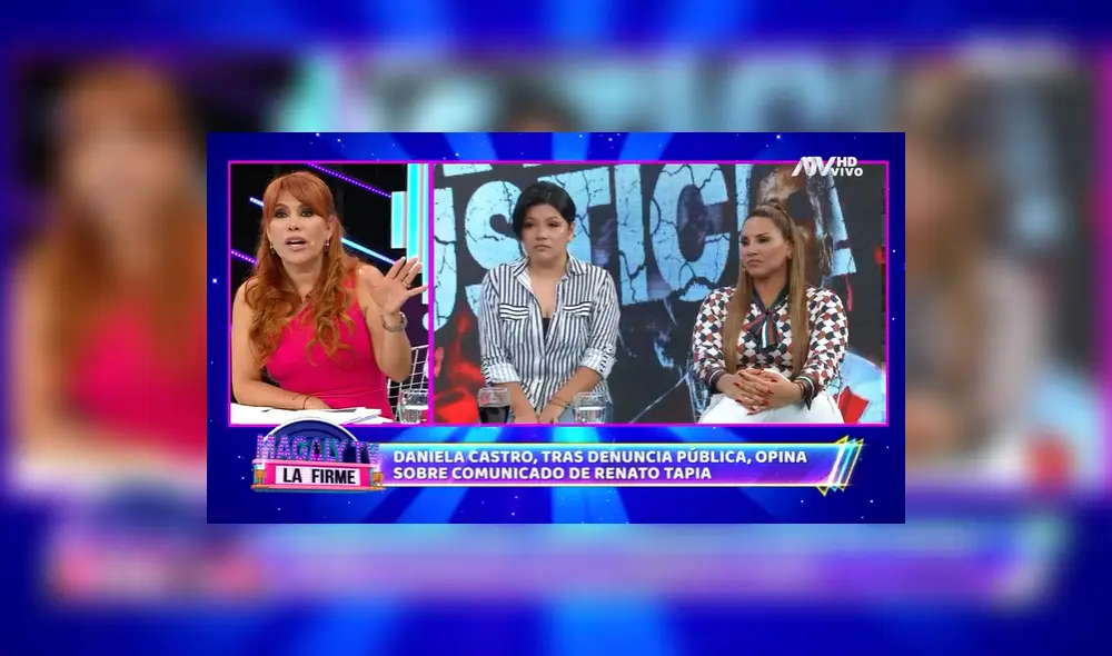 Magaly Medina expuso más detalles del caso Renato Tapia. Foto: ATV Magaly Medina expuso más detalles del caso Renato Tapia. Foto: ATV