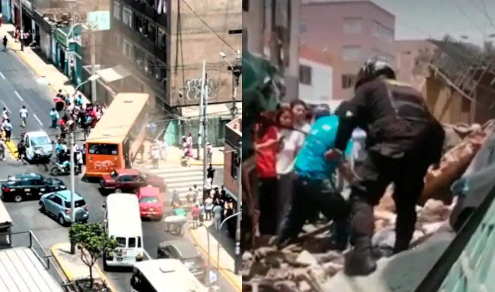 El accidente provocó la muerte de una adulta mayor que caminaba por la vereda cuando fue impactada por el bus de transporte público. Foto: captura de Canal N
