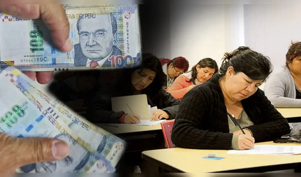 Bono docente 2023: Minedu incrementó presupuesto para pagar a más profesores. Foto: composición LR/Andina/