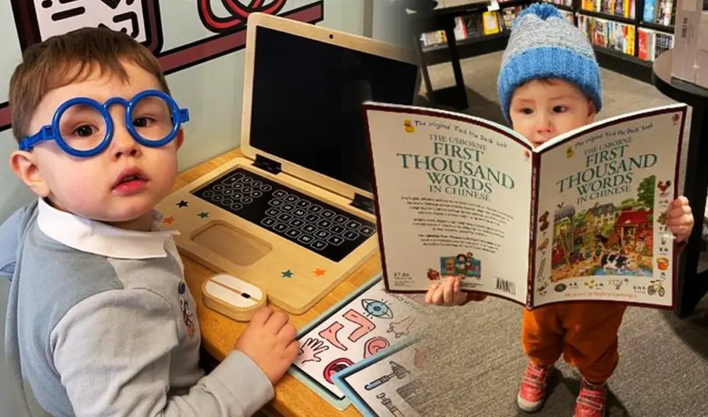 Teddy Hobbs aprendió a leer a los 2 años y ahora es conocido como un niño superdotado en su país natal. Foto: composición La República/BBC