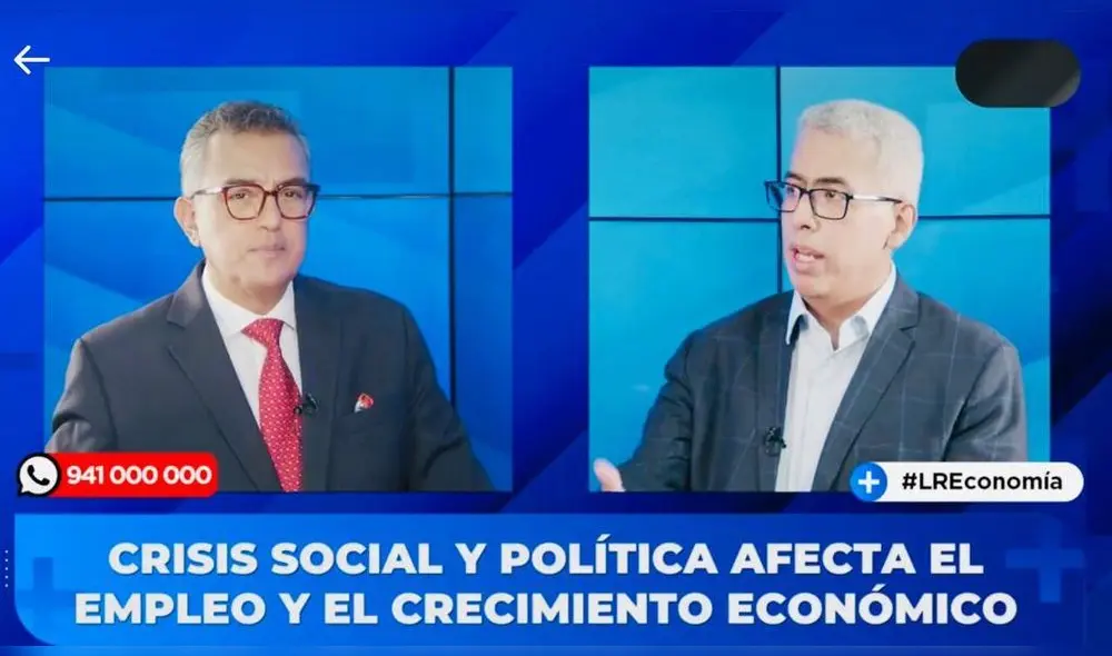 El economista y exviceministro de Promoción del Empleo señaló que la recuperación de la economía se dará cuando se solucione la crisis política y se detengan las protestas en el país. Foto: La República El economista y exviceministro de Promoción del Empleo señaló que la recuperación de la economía se dará cuando se solucione la crisis política y se detengan las protestas en el país. Foto: La República