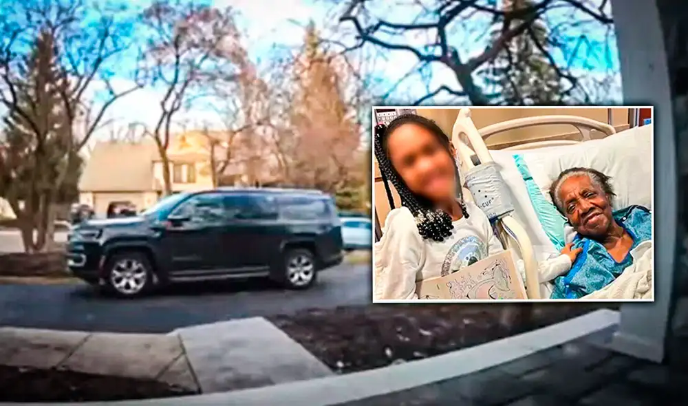 Ni bien Mariah se percató de lo sucedido, sacó las llaves para apagar el carro y buscar ayuda. Foto: composición LR / Gerson Cardoso / ABC / FOX 2 Detroit