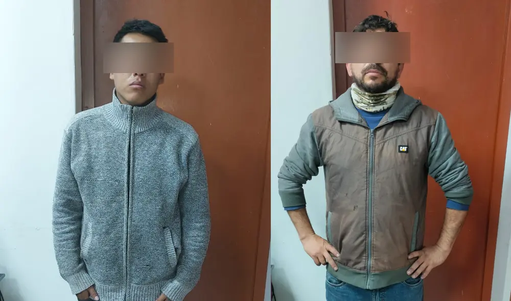 Detenidos. El caso se encuentra en investigación. Foto: PNP