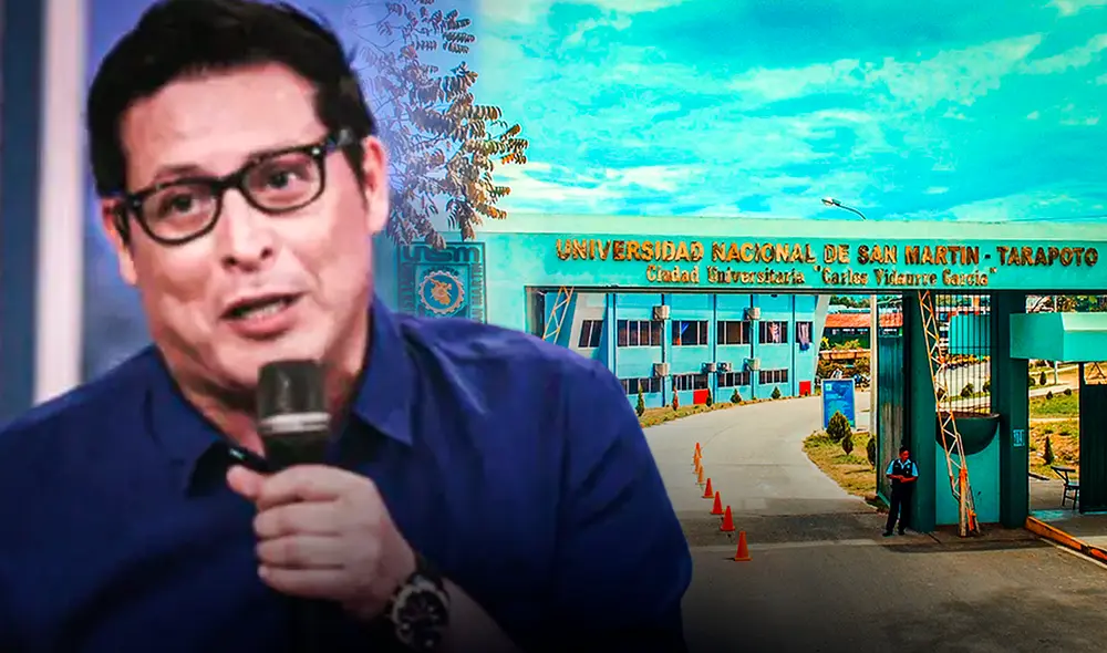 Carloncho estudió en una universidad nacional. Foto: composición de Gerson Cardoso/captura de América TV