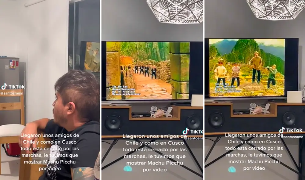 Usuarios en redes no dejaron de reír con la grabación. Foto: composición de LR/TikTok/@Santosramn Usuarios en redes no dejaron de reír con la grabación. Foto: composición de LR/TikTok/@Santosramn