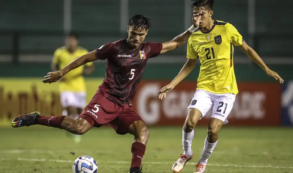 Venezuela ganó a Ecuador y sueña con clasificar al hexagonal final del Sudamericano Sub 20. Foto: Conmebol Venezuela ganó a Ecuador y sueña con clasificar al hexagonal final del Sudamericano Sub 20. Foto: Conmebol