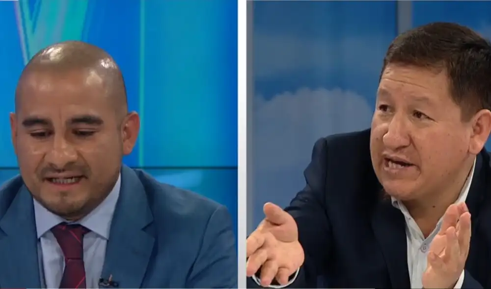 Guido Bellido y Arturo Alegría protagonizaron este intercambio. Foto: captura de Canal N Guido Bellido y Arturo Alegría protagonizaron este intercambio. Foto: captura de Canal N