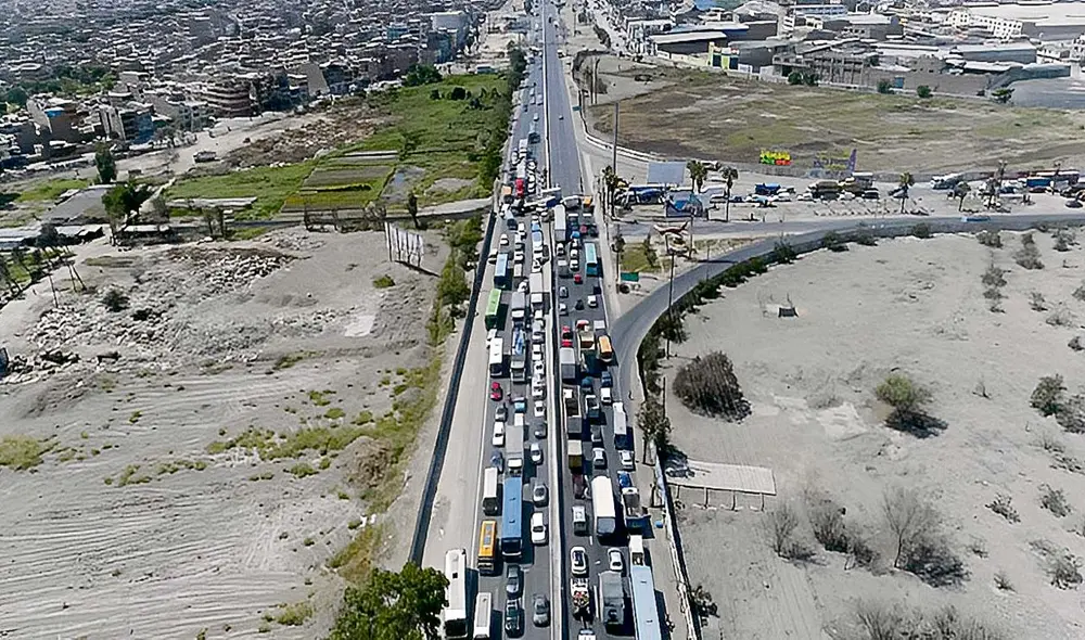 Situación. Así luce el cruce de Trapiche con la Panamericana Norte en horas de poco flujo. Foto: difusión Situación. Así luce el cruce de Trapiche con la Panamericana Norte en horas de poco flujo. Foto: difusión