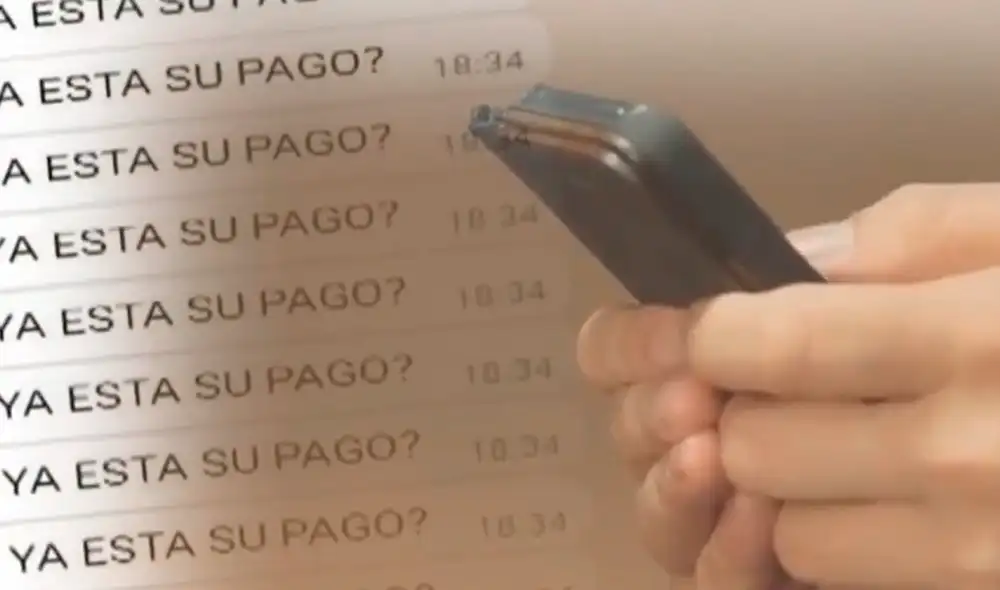 Delincuentes hostigan a las víctimas con amenazas a través de mensajes y llamadas. Foto: captura de ATV