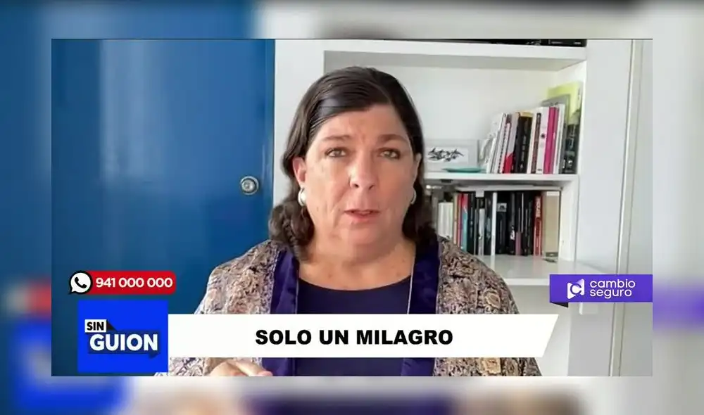 Rosa María Palacios en "Sin Guion". Foto: LR+