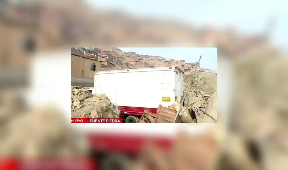 El hecho ocurrió en Cerrito La Libertad, ubicado en el distrito de Puente Piedra. Foto: captura América Noticias