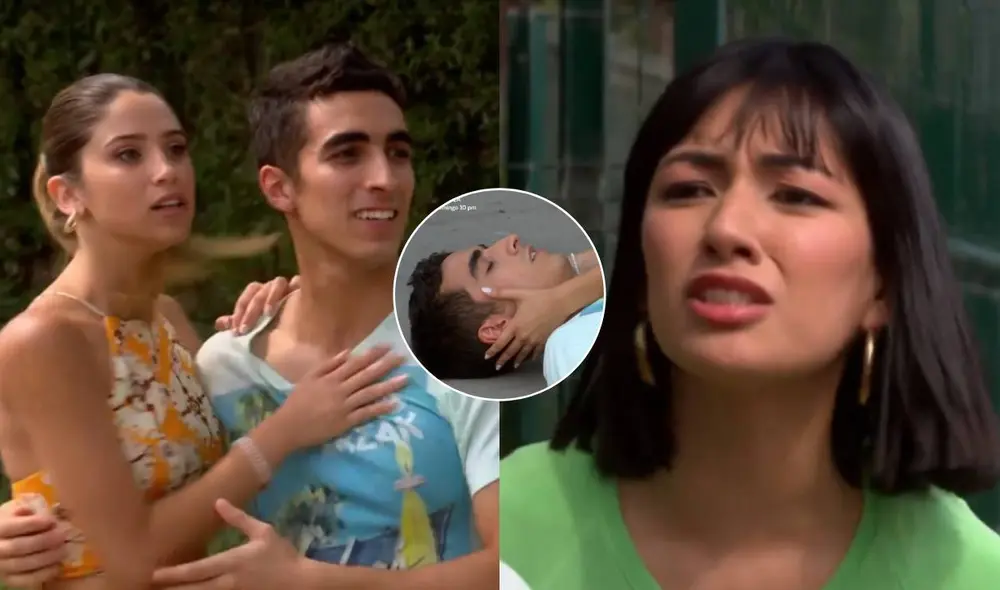 Kimberly no aguantó la rabia y le tiró un puñetazo a Jimmy tras verlo con Alessia. Video: América TV Kimberly no aguantó la rabia y le tiró un puñetazo a Jimmy tras verlo con Alessia. Video: América TV