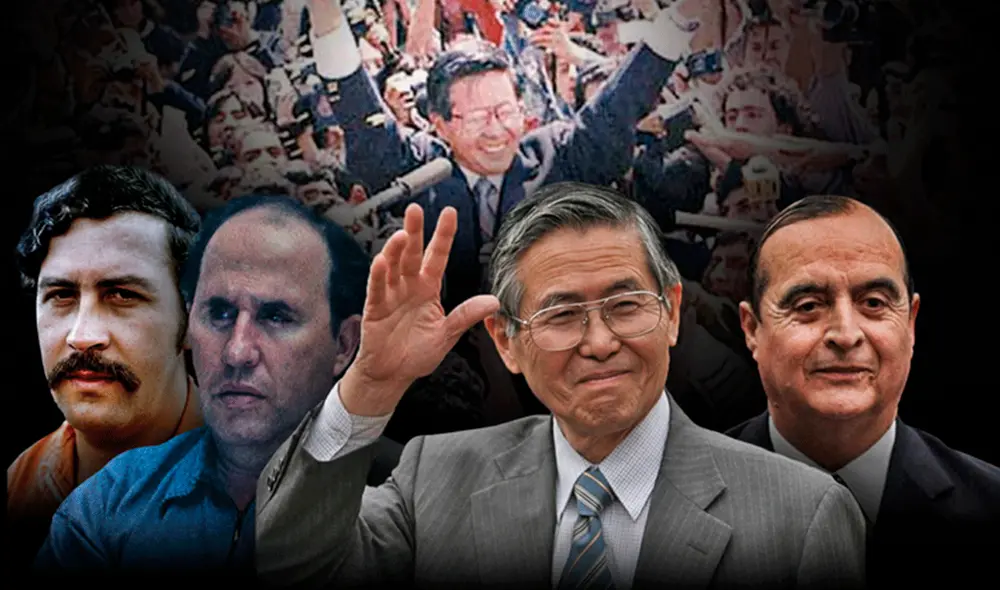 Pablo Escobar le dio un millón de dólares aproximadamente, en efectivo, a Montesinos para la campaña presidencial de Fujimori. Foto: composición LR / El País Pablo Escobar le dio un millón de dólares aproximadamente, en efectivo, a Montesinos para la campaña presidencial de Fujimori. Foto: composición LR / El País