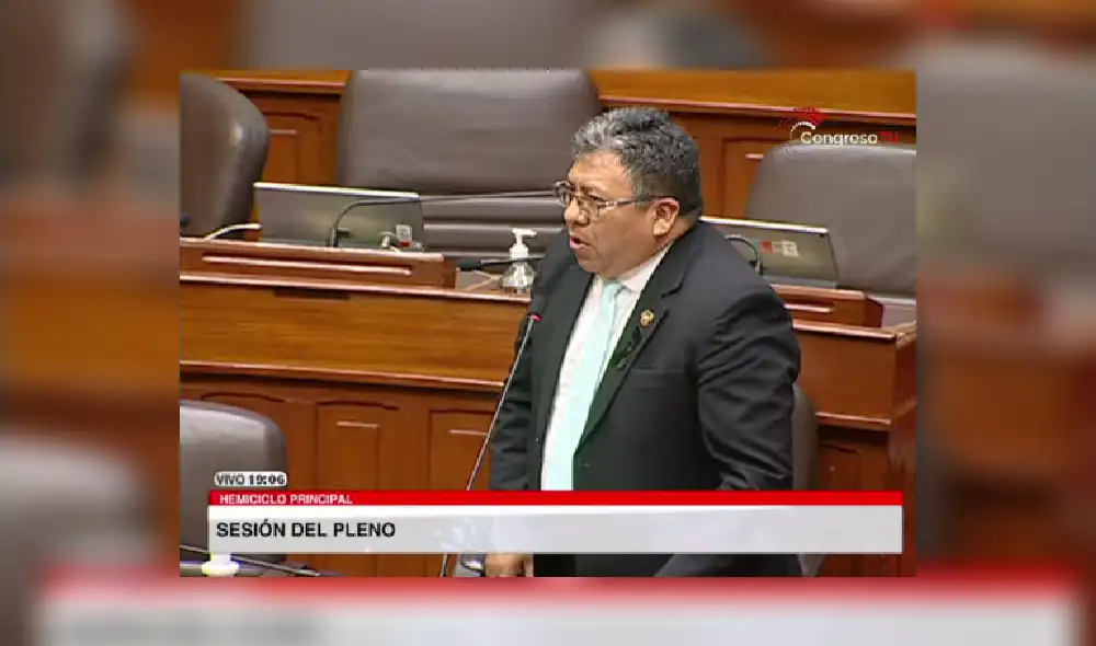 Legislador se arrepintió de haberse presentado a las elecciones internas de Acción Popular. Foto: captura Congreso Legislador se arrepintió de haberse presentado a las elecciones internas de Acción Popular. Foto: captura Congreso