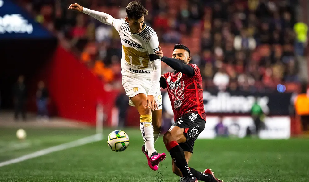 Tijuana jugó todo el segundo tiempo con un hombre más que su rival. Foto: Pumas